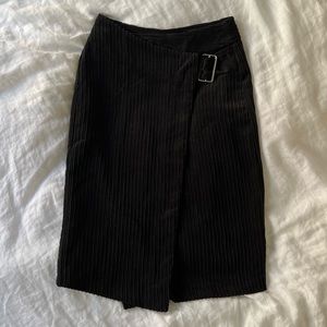 Corduroy Wrap Skirt